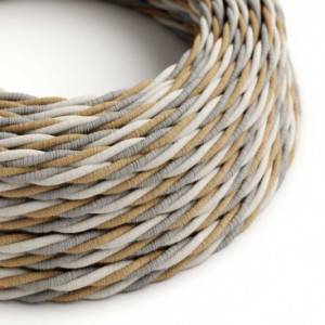TN07 Country Twisted Jute, Cotton & Linen Electrical Fabric Cloth Cord Cable