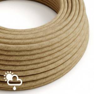Outdoor round electric cable covered in Jute SN06