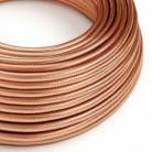 RR11 100% Red Copper covered Electrical Fabric Cloth Cord Cable