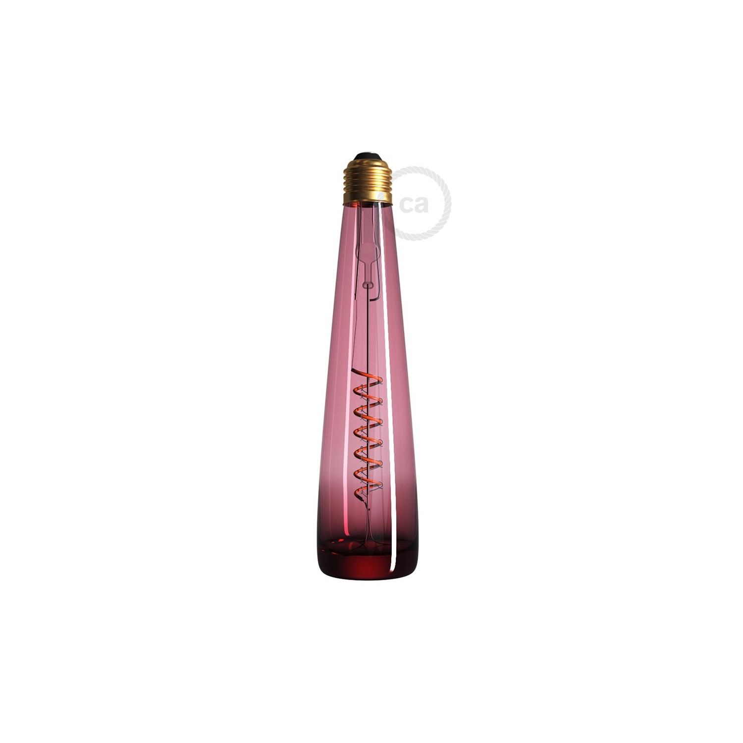 Pink Bottle LED Designer Light Bulb 8W E27 Dimmable 2200K