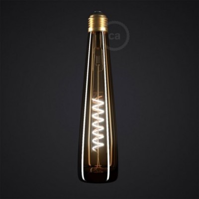 Yellow Bottle LED Designer Light Bulb 8W E27 Dimmable 2200K