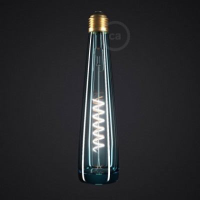 Blue Bottle LED Designer Light Bulb 8W E27 Dimmable 2200K