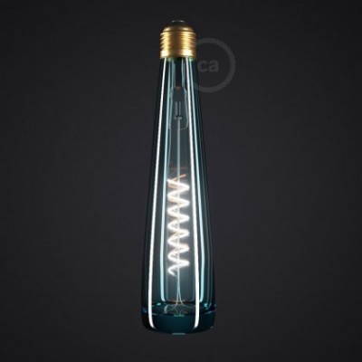 Blue Bottle LED Designer Light Bulb 8W E27 Dimmable 2200K