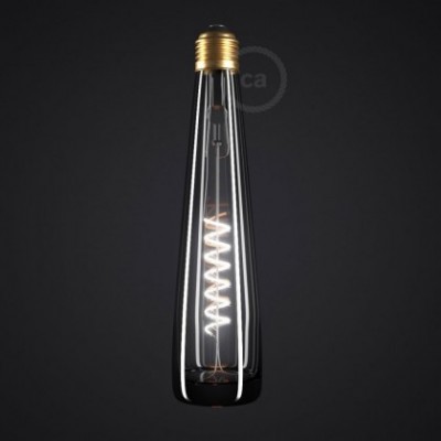 Black Bottle LED Designer Light Bulb 8W E27 Dimmable 2200K