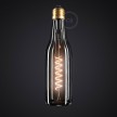 Clear Beer Bottle LED Designer Light Bulb 8W E27 Dimmable 2200K