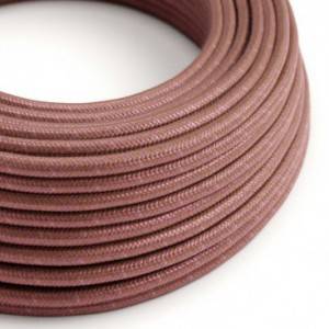 RX11 Marsala Round Cotton Electrical Fabric Cloth Cord Cable