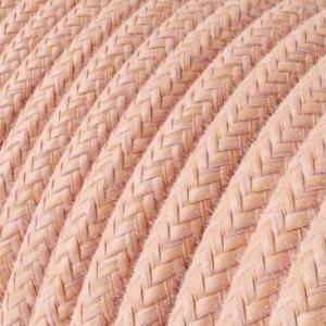 RX13 Salmon Round Cotton Electrical Fabric Cloth Cord Cable