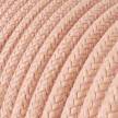 RX13 Salmon Round Cotton Electrical Fabric Cloth Cord Cable