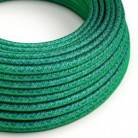 RM33 Emerald Round Rayon Electrical Fabric Cloth Cord Cable
