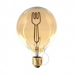 LED Light Bulb Globe G125 Masterchef line Fork Filament 4W E27 Dimmable 2000K