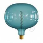 LED Light Bulb Cobble Ocean blue, Pastel collection, spiral filament 4W E27 Dimmable 2200K