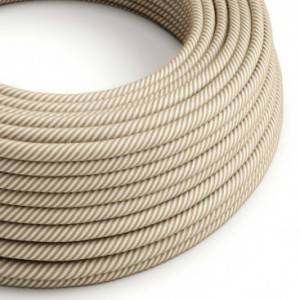 ERN07 Hawser Vertigo Round Jute and Cotton Electrical Fabric Cloth Cord Cable
