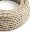 ERN07 Hawser Vertigo Round Jute and Cotton Electrical Fabric Cloth Cord Cable
