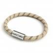 Bracelet with Matt silver magnetic clasp and RD53 cable