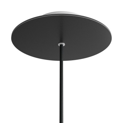 1 Hole - LARGE Round Ceiling Rose Canopy - 200mm