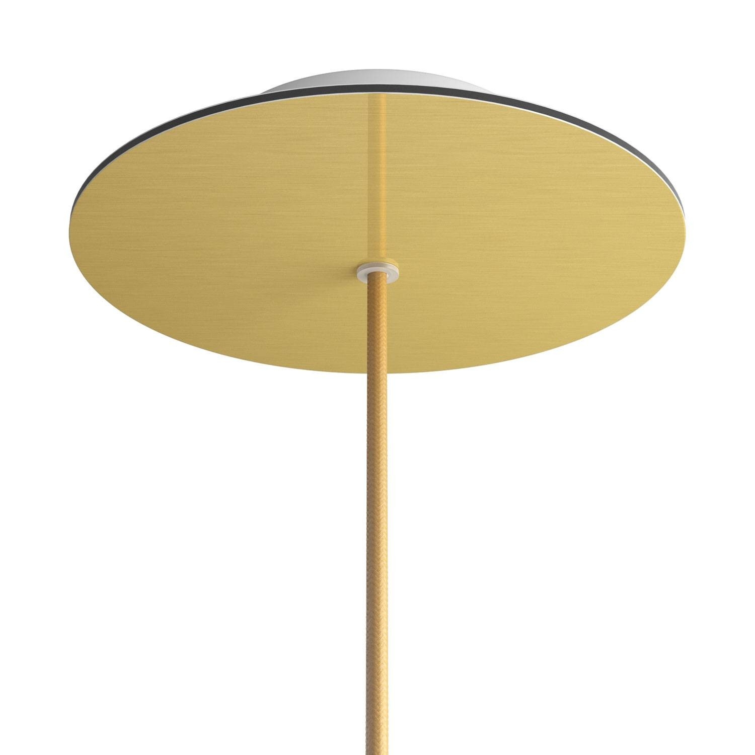 1 Hole - LARGE Round Ceiling Rose Canopy - 200mm