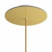 1 Hole - LARGE Round Ceiling Rose Canopy - 200mm