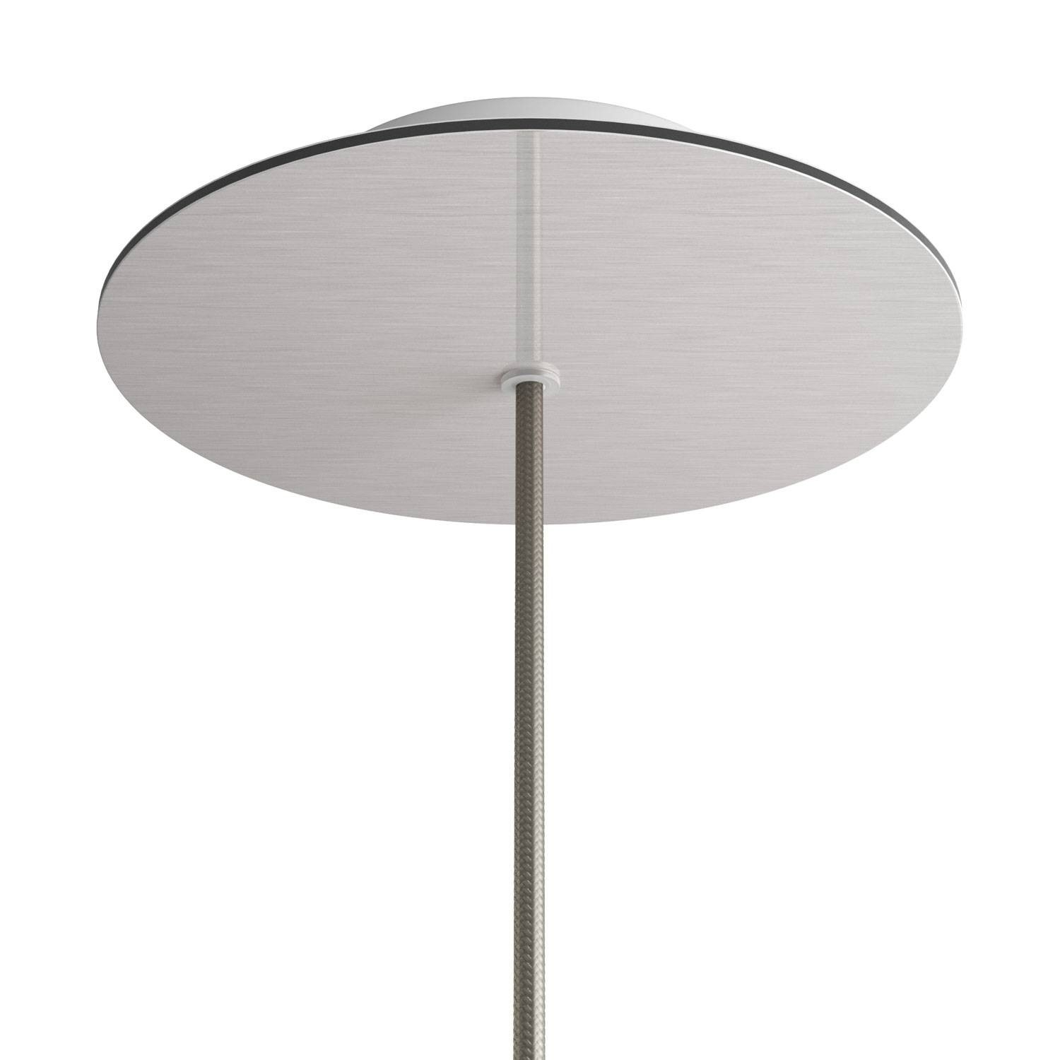 1 Hole - LARGE Round Ceiling Rose Canopy - 200mm