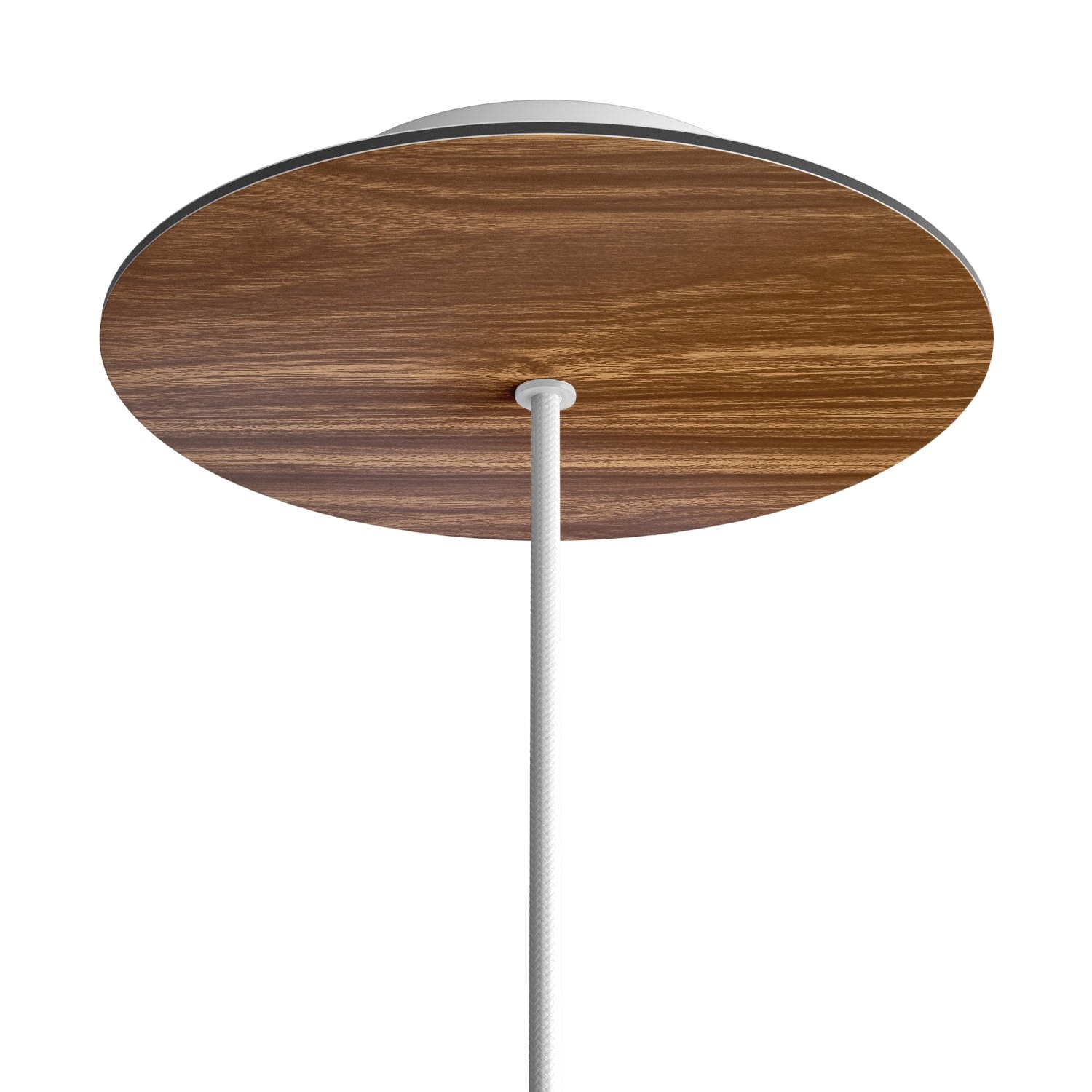 1 Hole - LARGE Round Ceiling Rose Canopy - 200mm
