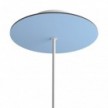 1 Hole - LARGE Round Ceiling Rose Canopy - 200mm