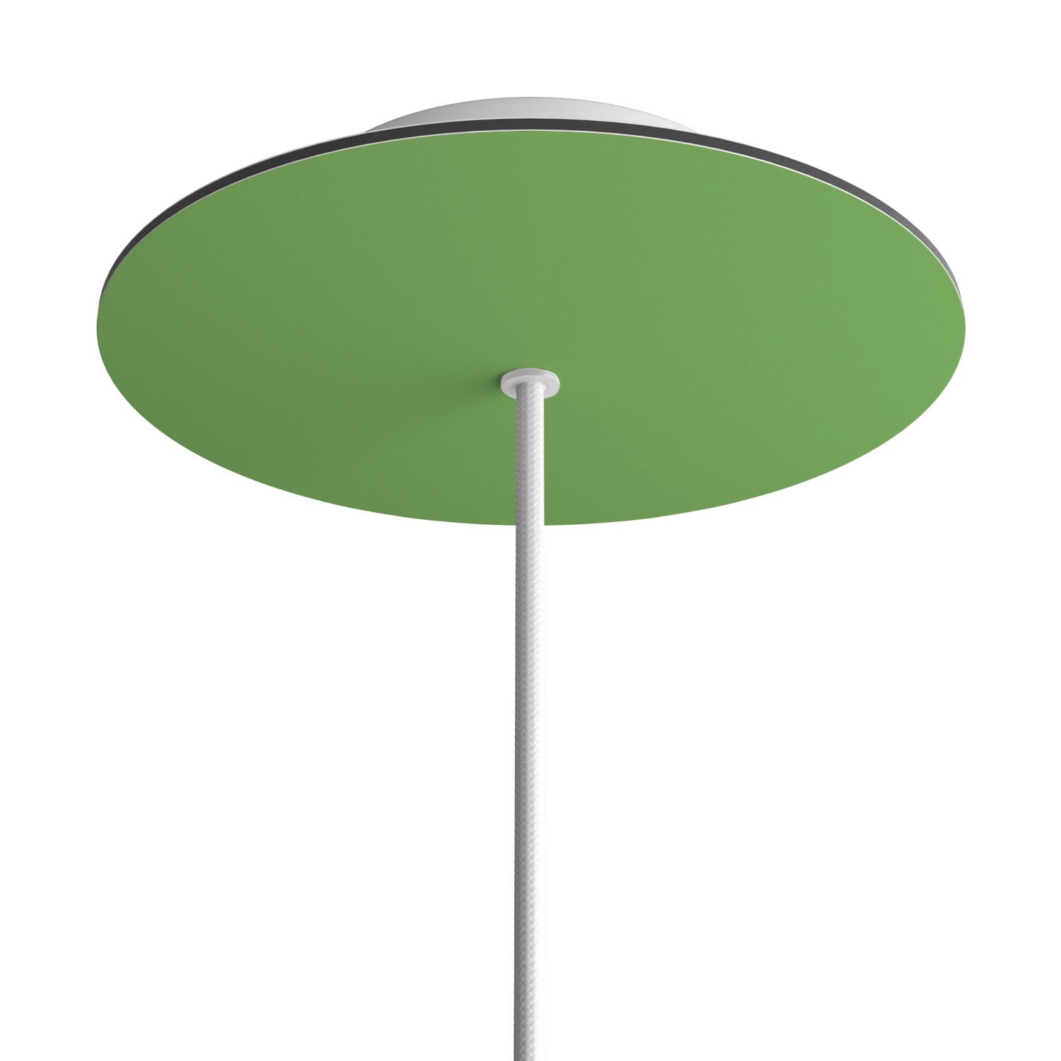 1 Hole - LARGE Round Ceiling Rose Canopy - 200mm