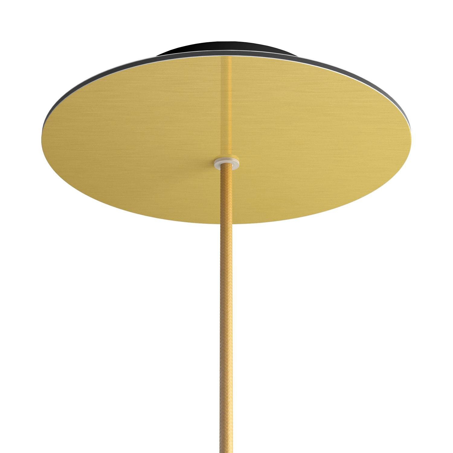 1 Hole - LARGE Round Ceiling Rose Canopy - 200mm
