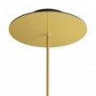 1 Hole - LARGE Round Ceiling Rose Canopy - 200mm
