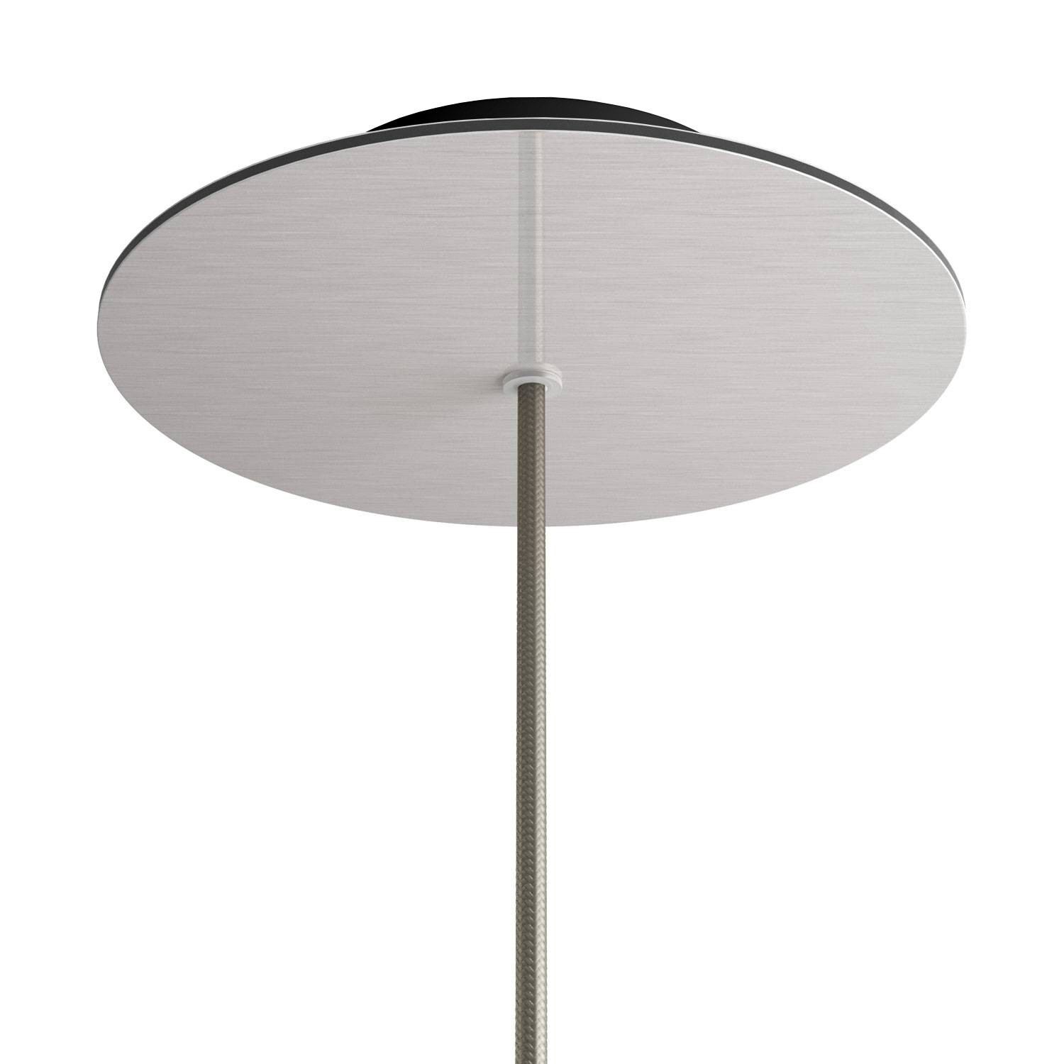 1 Hole - LARGE Round Ceiling Rose Canopy - 200mm