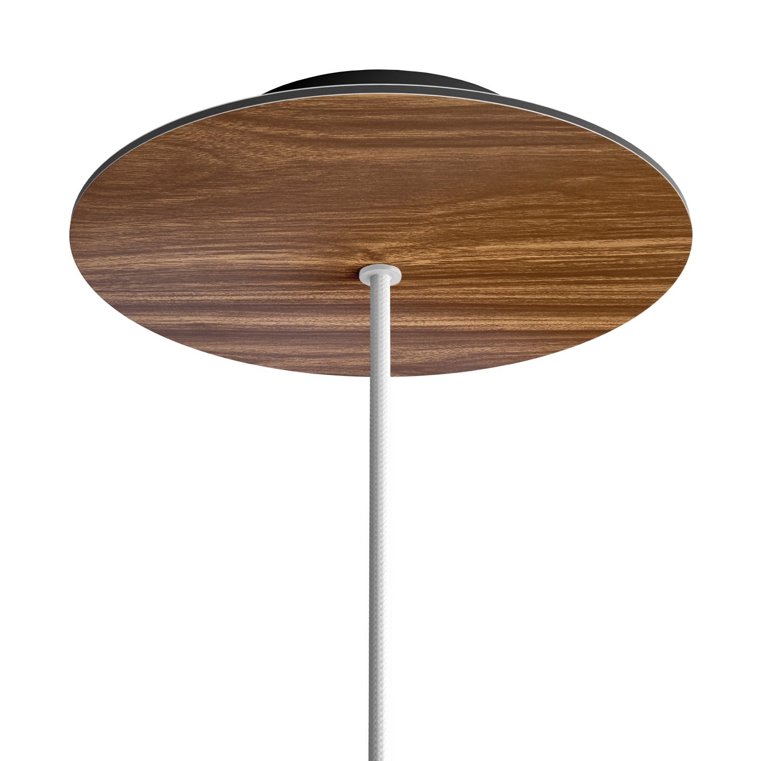 1 Hole - LARGE Round Ceiling Rose Canopy - 200mm