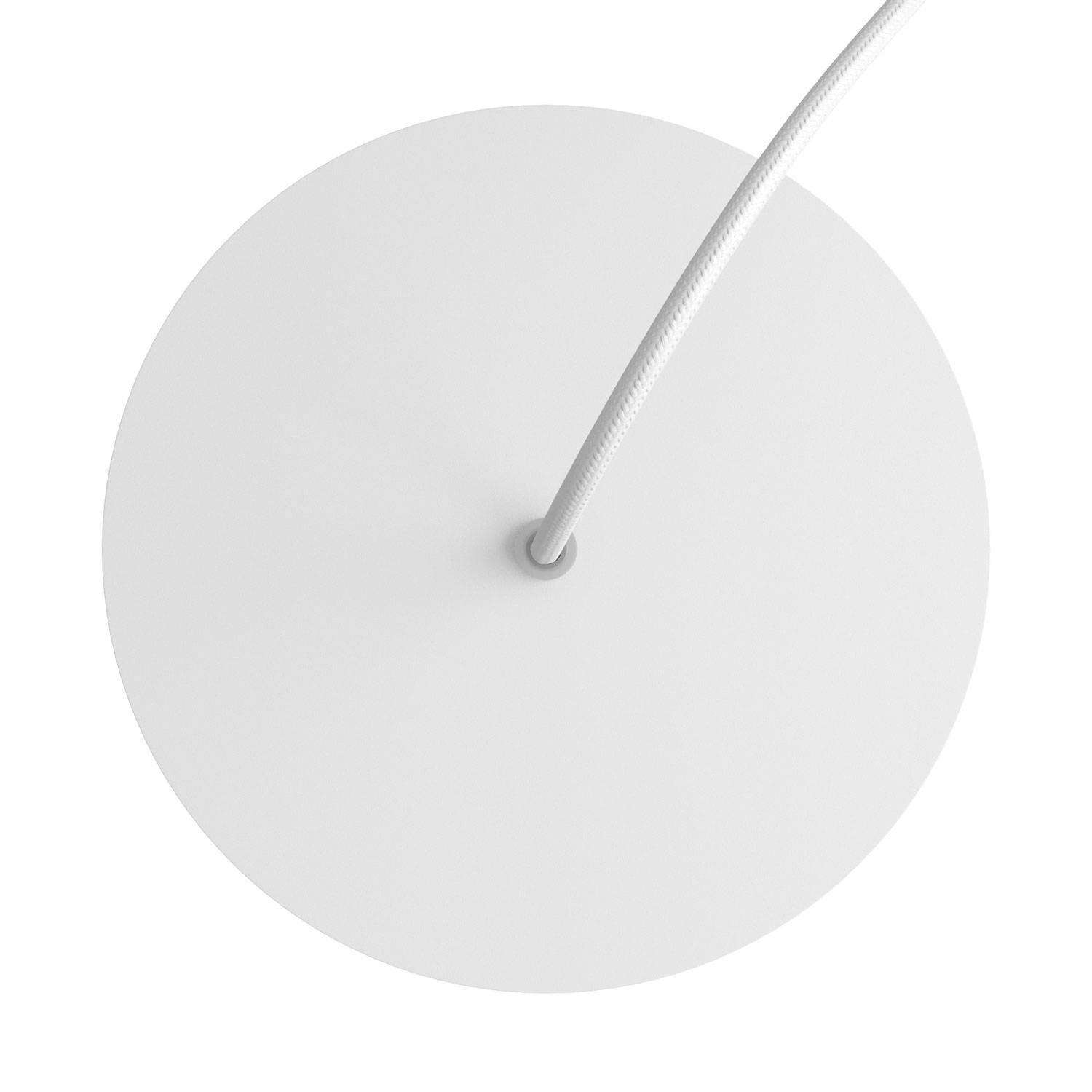 1 Hole - LARGE Round Ceiling Rose Canopy - 200mm