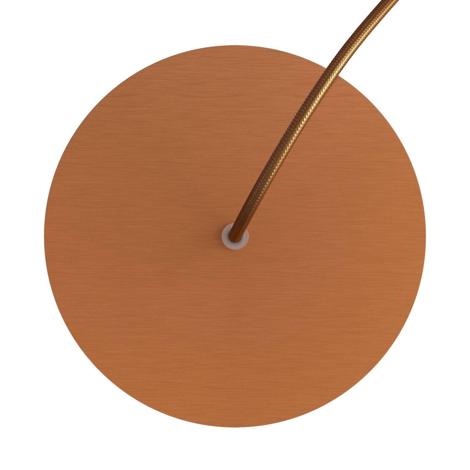 1 Hole - LARGE Round Ceiling Rose Canopy - 200mm