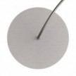 1 Hole - LARGE Round Ceiling Rose Canopy - 200mm