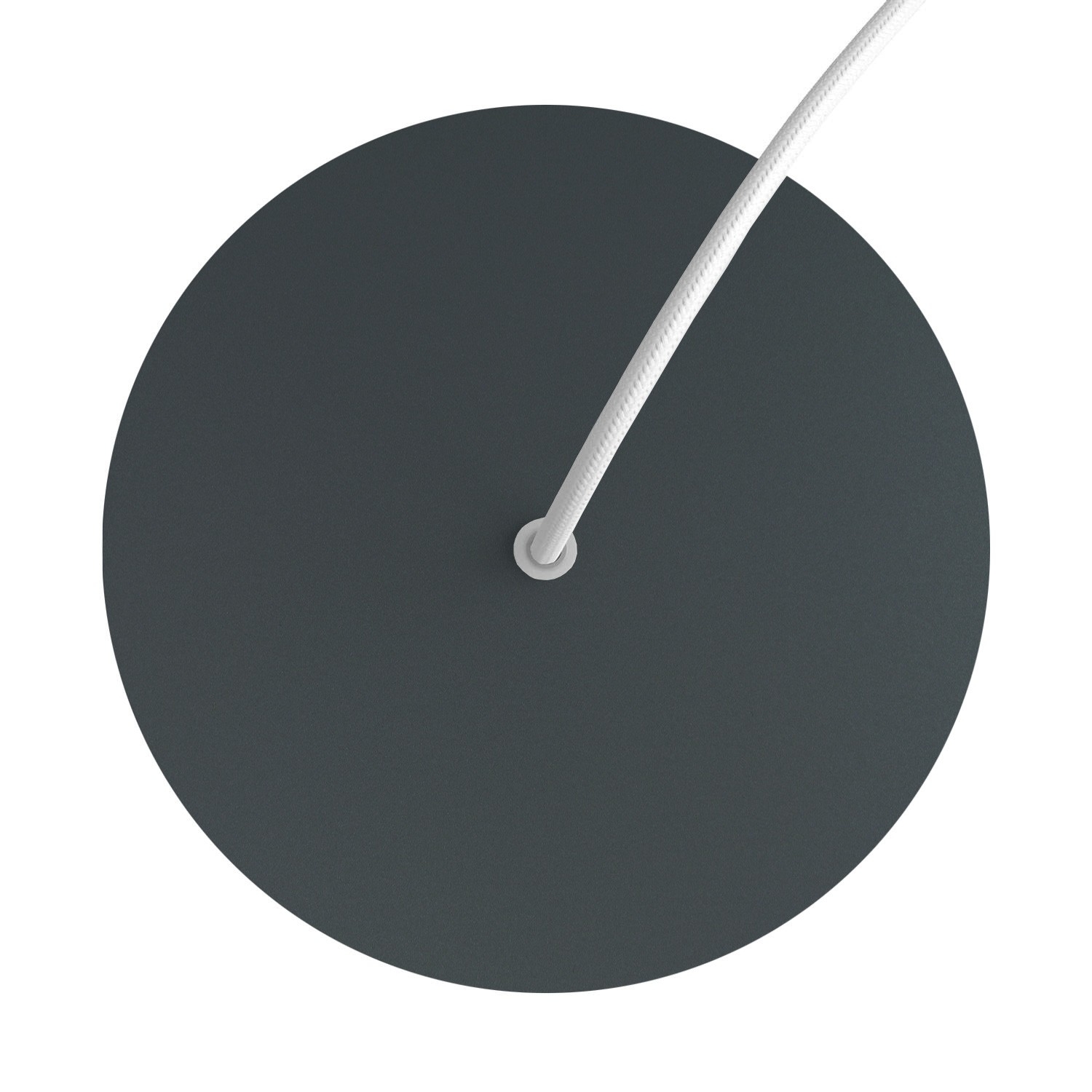 1 Hole - LARGE Round Ceiling Rose Canopy - 200mm