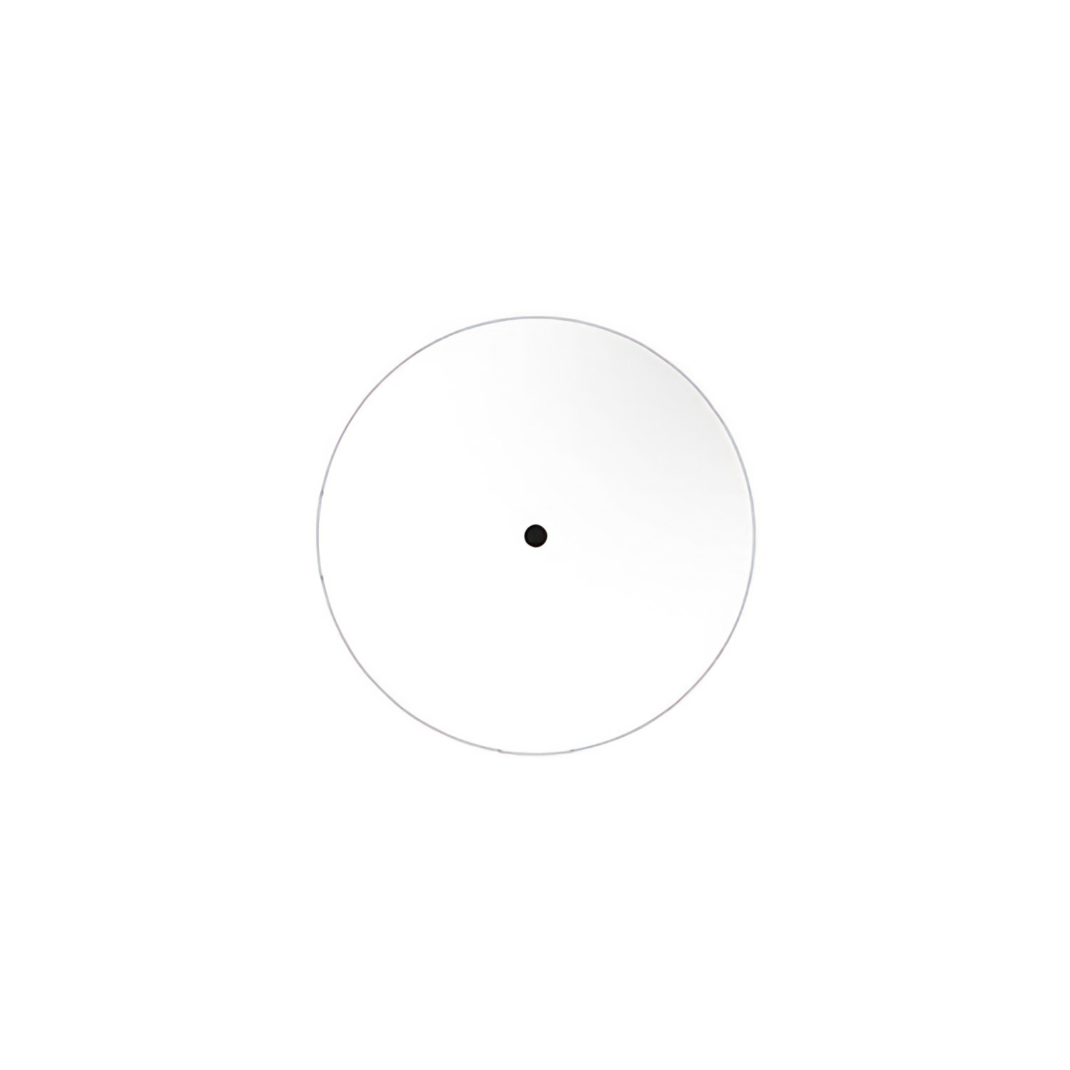 1 Hole - LARGE Round Ceiling Rose Canopy - 200mm