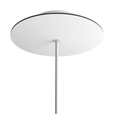 1 Hole - LARGE Round Ceiling Rose Canopy - 200mm
