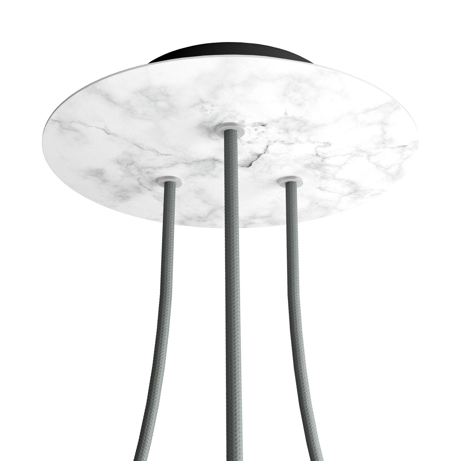 3 Hole - LARGE Ceiling Rose - 200mm