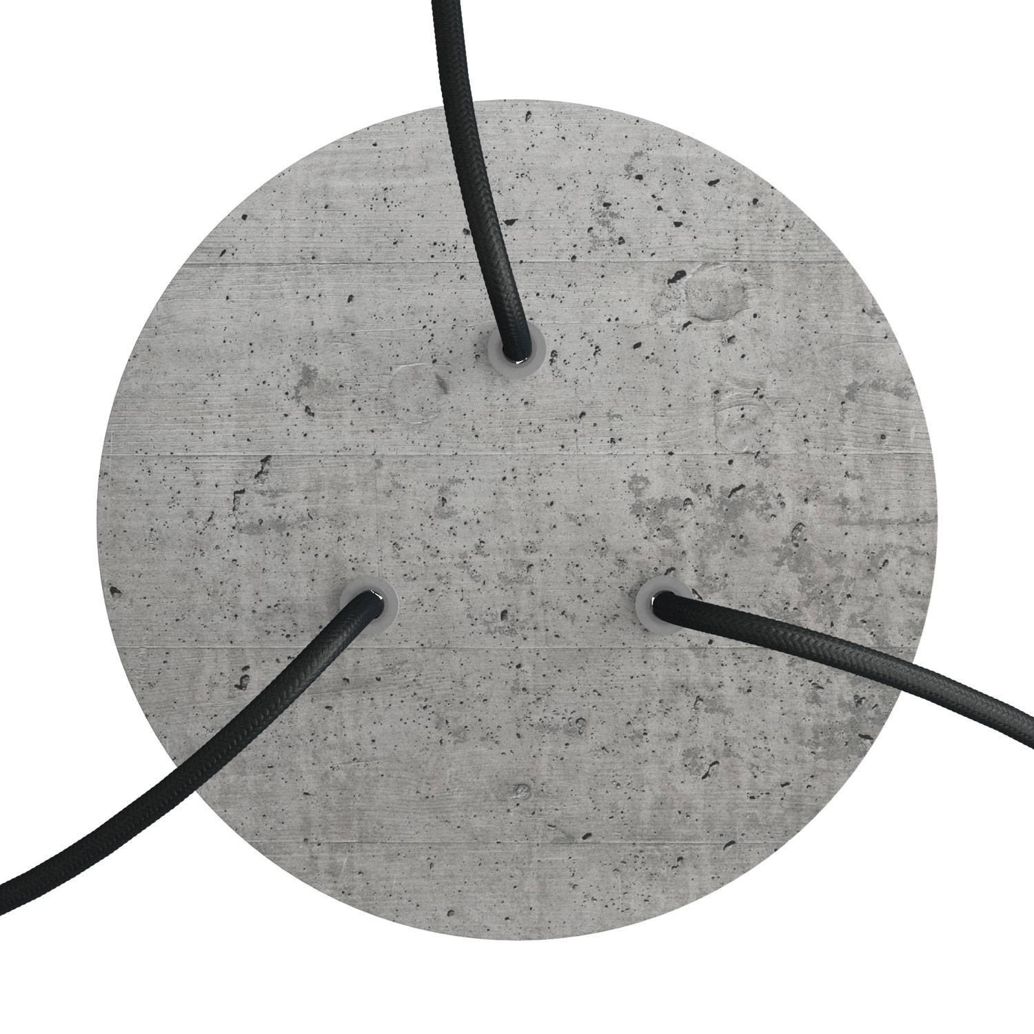 3 Hole - LARGE Ceiling Rose - 200mm