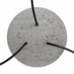 3 Hole - LARGE Ceiling Rose - 200mm