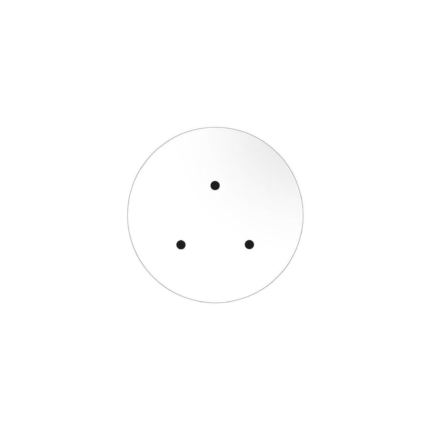 3 Hole - LARGE Ceiling Rose - 200mm