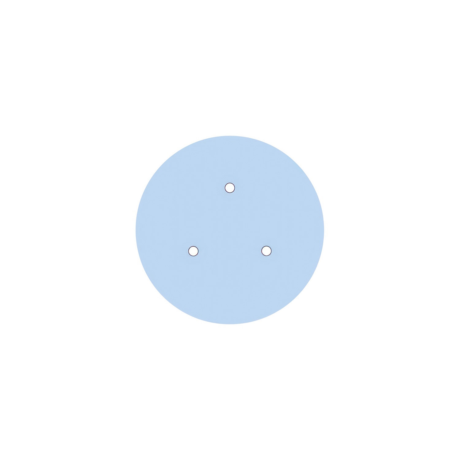 3 Hole - LARGE Ceiling Rose - 200mm