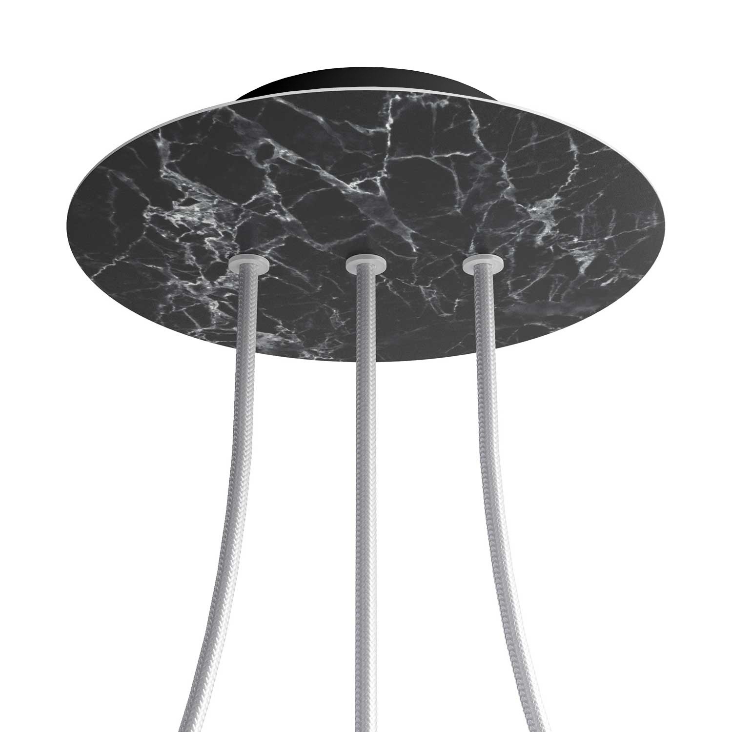 3 Hole Line - LARGE Ceiling Rose- 200mm