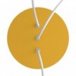 3 Hole in line - LARGE Round Ceiling Rose Canopy Kit - Rose One System