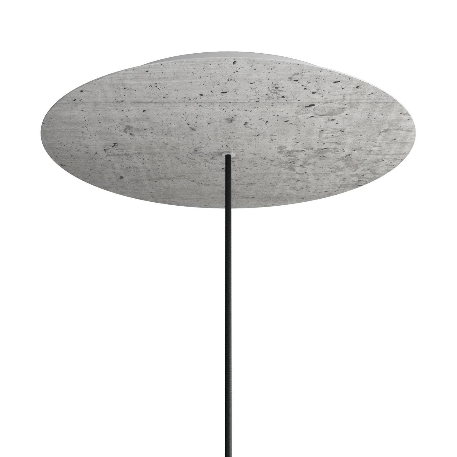 1 Hole - EXTRA LARGE Round Ceiling Rose Canopy - 400mm