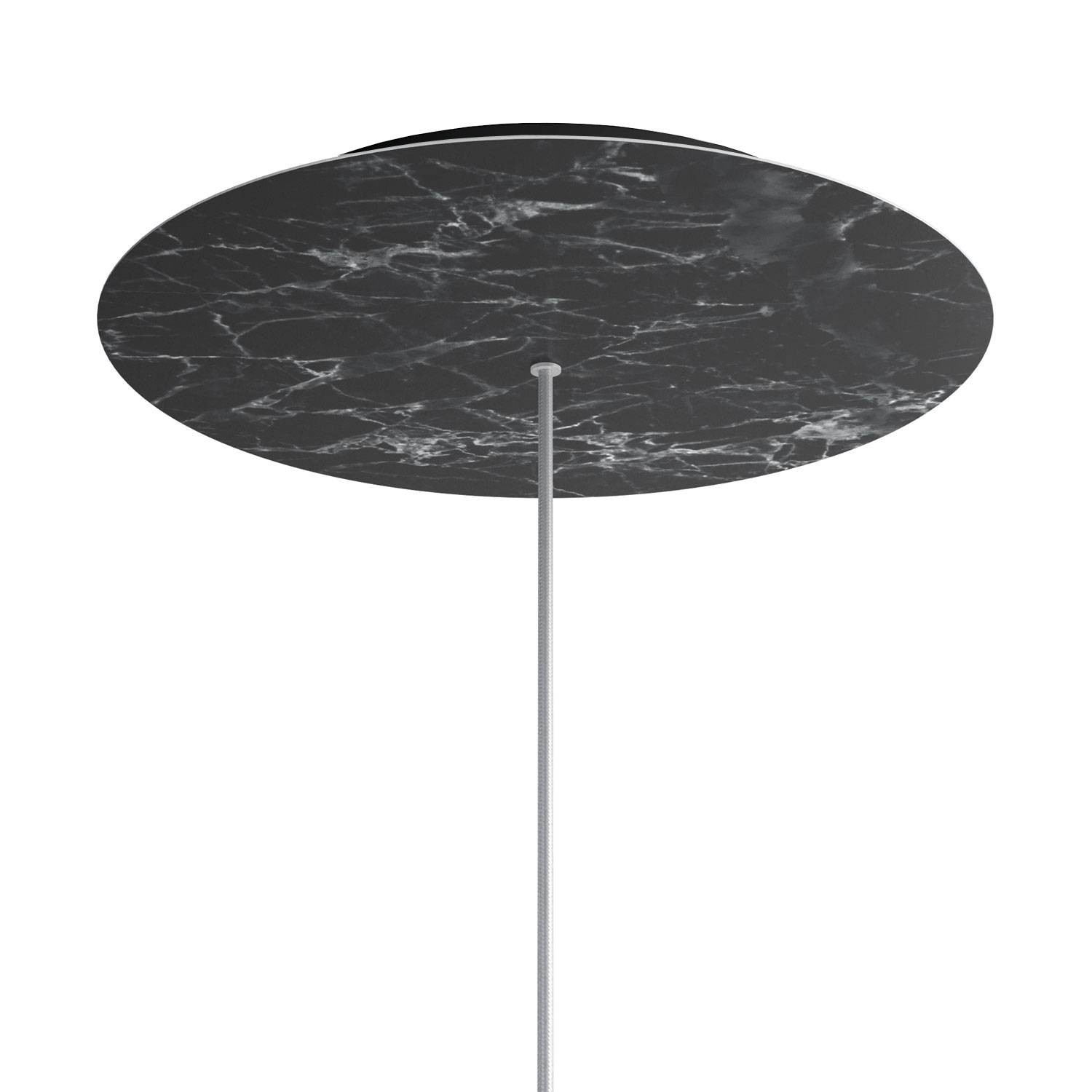 1 Hole - EXTRA LARGE Round Ceiling Rose Canopy - 400mm