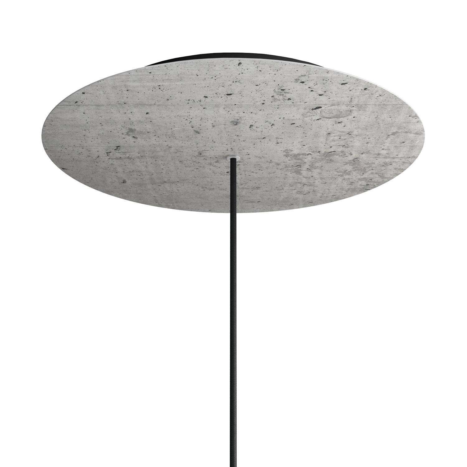 1 Hole - EXTRA LARGE Round Ceiling Rose Canopy - 400mm