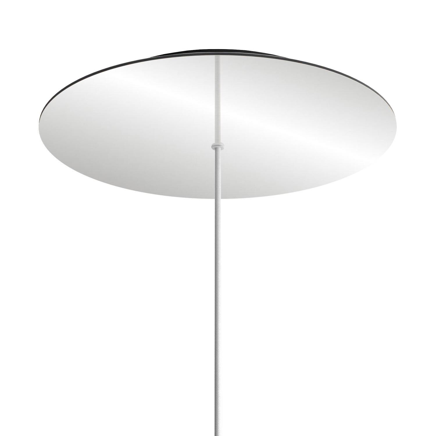 1 Hole - EXTRA LARGE Round Ceiling Rose Canopy - 400mm