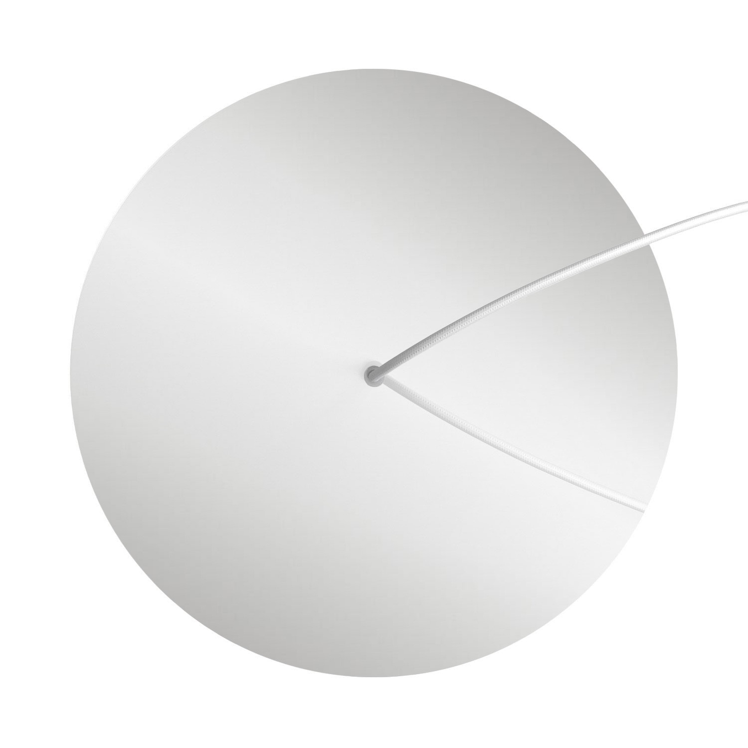 1 Hole - EXTRA LARGE Round Ceiling Rose Canopy - 400mm