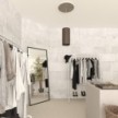 1 Hole - EXTRA LARGE Round Ceiling Rose Canopy - 400mm