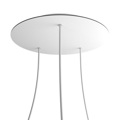 3 Hole - EXTRA LARGE Round Ceiling Rose Canopy - 400mm