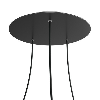 3 Hole - EXTRA LARGE Round Ceiling Rose Canopy - 400mm